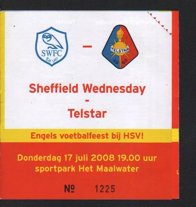 Шеффилд - Телстар 2008 (матч в Голландии)