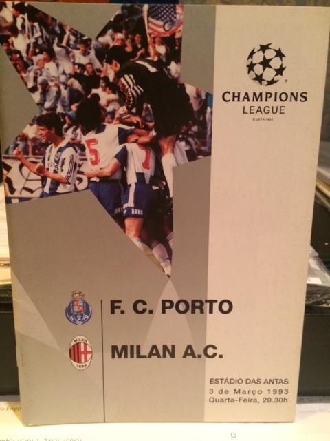 Порто-Милан Лига Чемпионов 03.03.1993