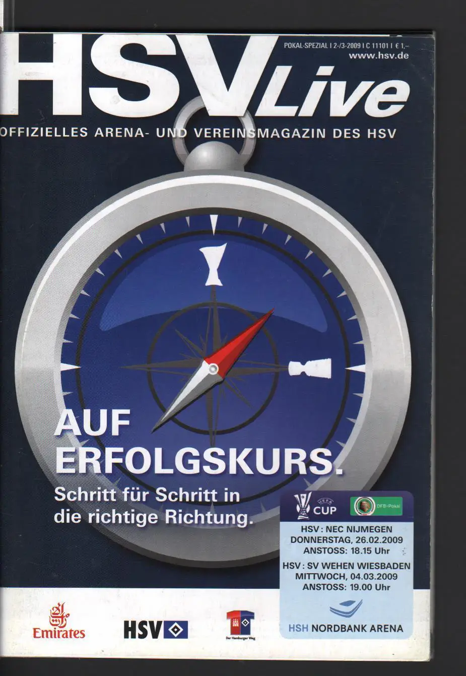 Гамбург - НЕК 26.02.2009 Кубок УЕФА
