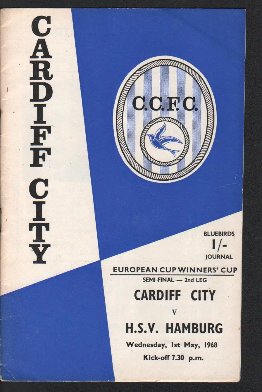Кардифф Сити - Гамбург 01.05.1968 Кубок Обладателей Кубков