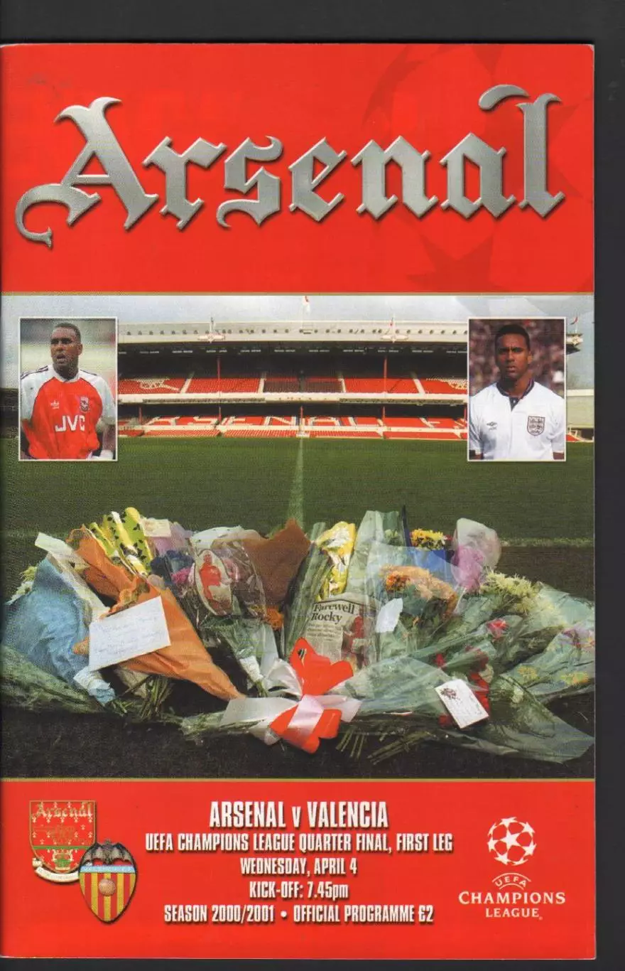 Арсенал - Валенсия 04.04.2001 кубок Лига Чемпионов УЕФА