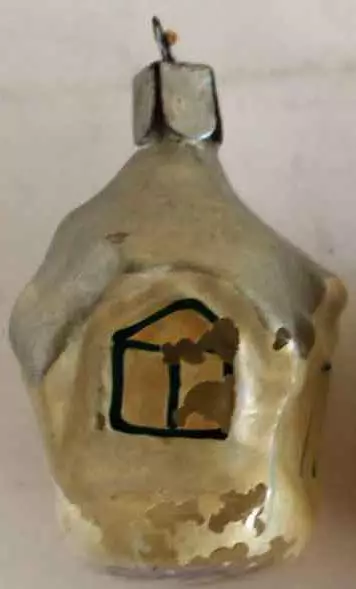 Ёлочные игрушки СССР избушки