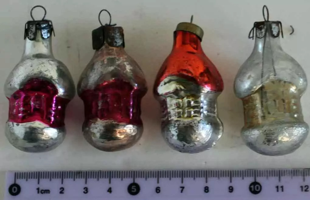 Ёлочные игрушки СССР домики 2