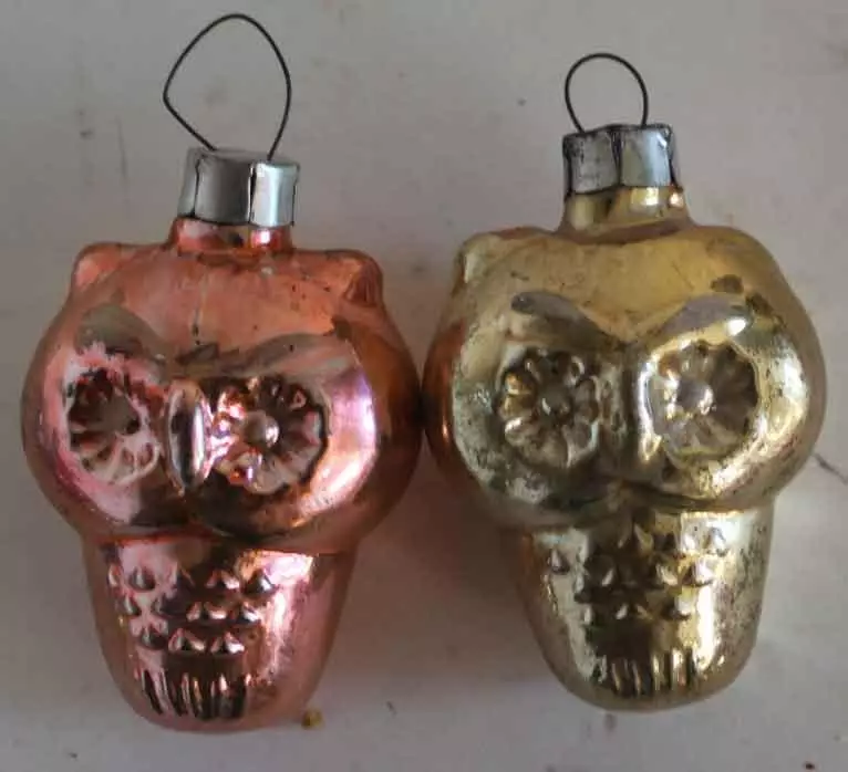 Ёлочные игрушки СССР сова 1