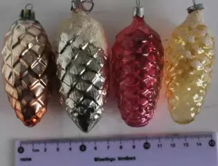 Ёлочные игрушки СССР шишки