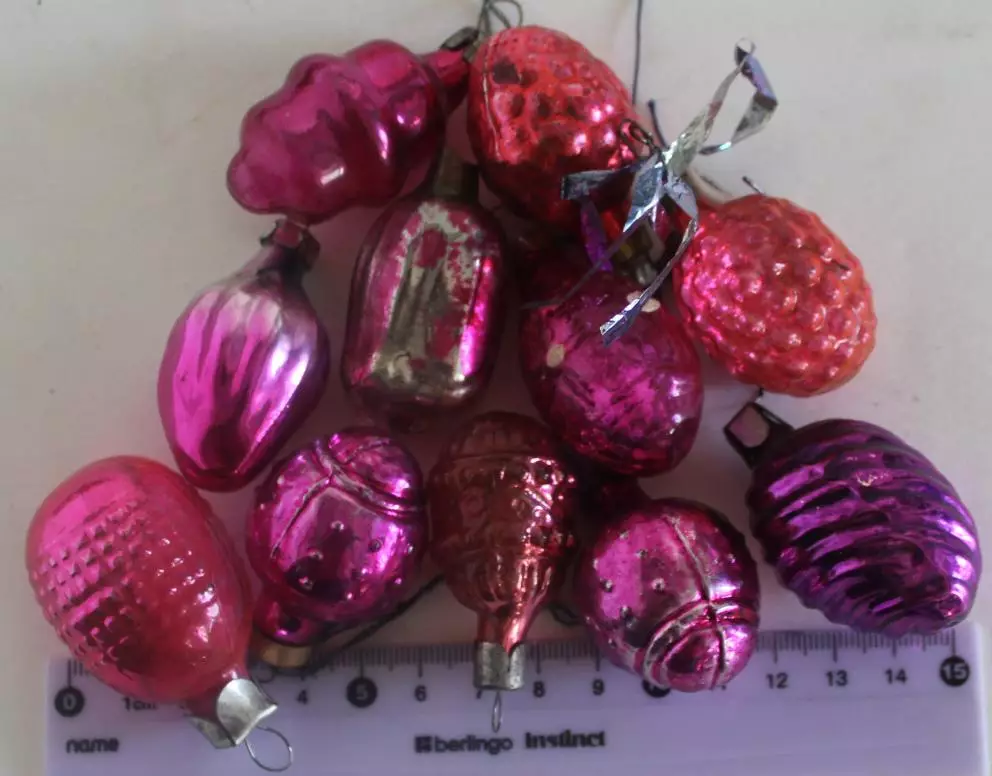 Ёлочные игрушки СССР мини 2