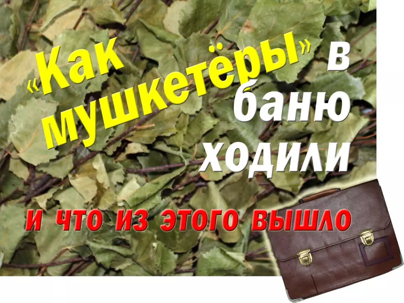 Книга о том, как мушкетёры в баню ходили и что из этого вышло + бонус.