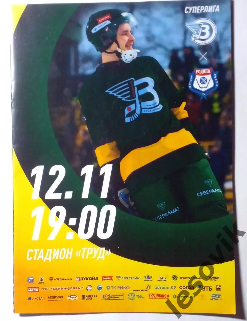 Водник(Архангельск)-Родина(Киров) 12.11.2025