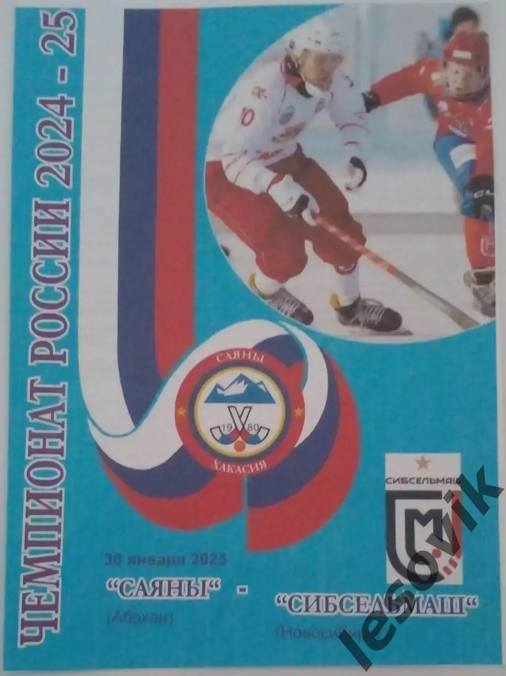 Саяны(Абакан)-Сибсельмаш(Новосибирск) 30.01.2025 Суперлига 24/25