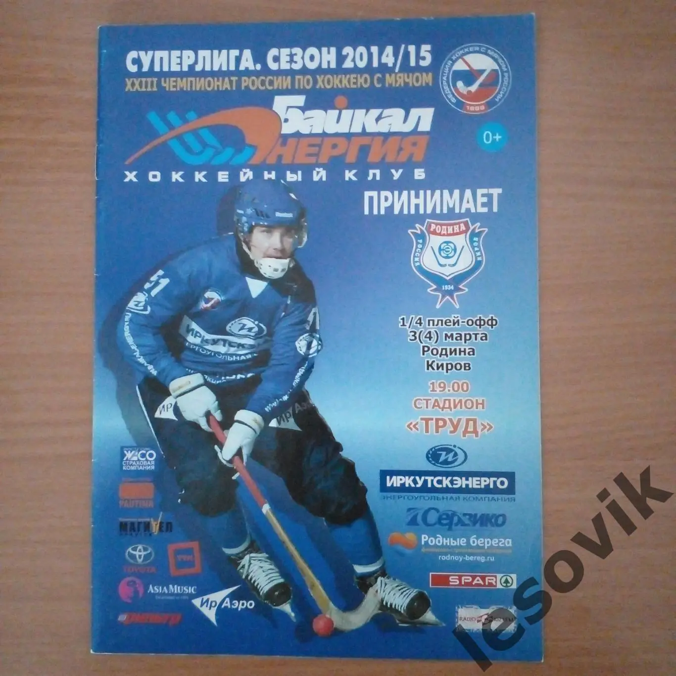 Байкал-Энергия-Родина.Суперлига 2014/2015. Плей-офф