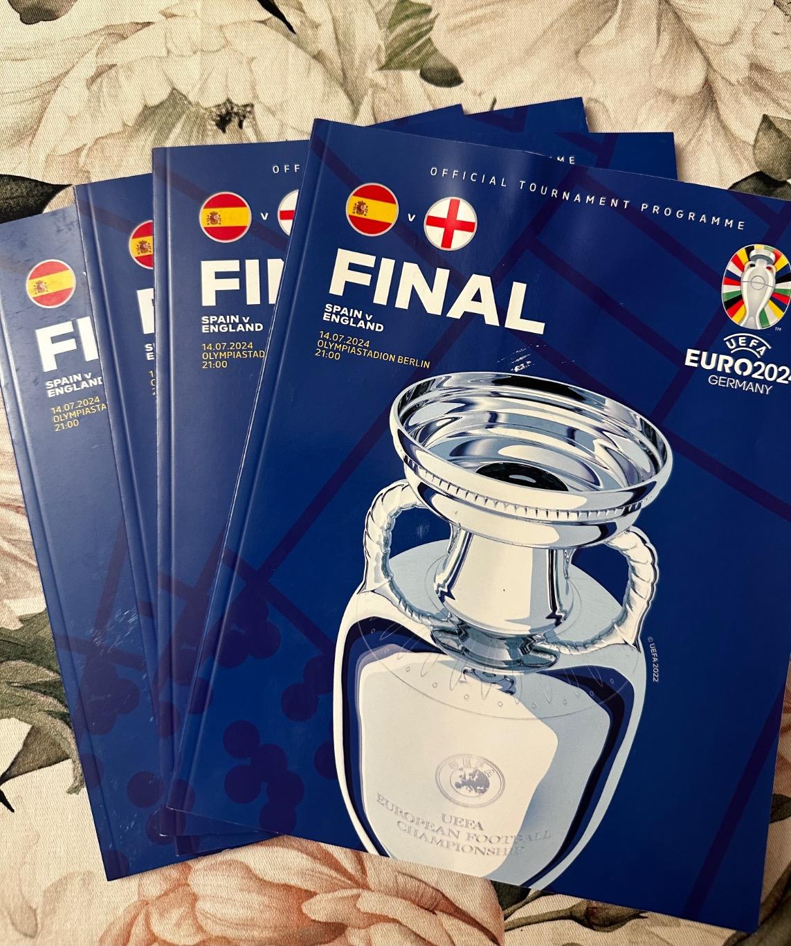 Программа с финала Евро-2024 Испания-Англия