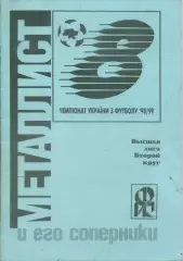 Металлист и его соперники. Чемпионат Украины 1998/99.