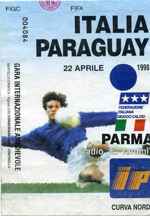 Италия - Парагвай - 1998.