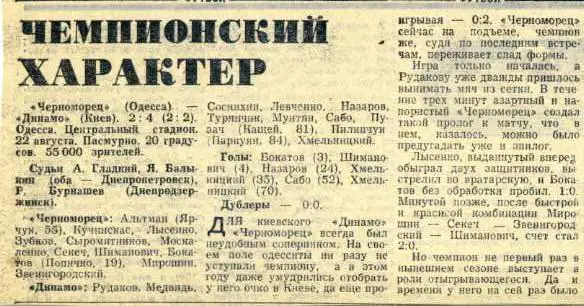 ЧЕМПИОНСКИЙ ХАРАКТЕР.