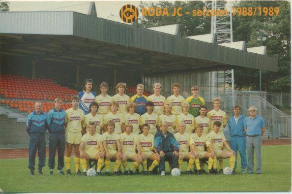 Рода Керкраде, Нидерланды 1988/89, открытки - тренеры, игроки клуба (27 шт.)
