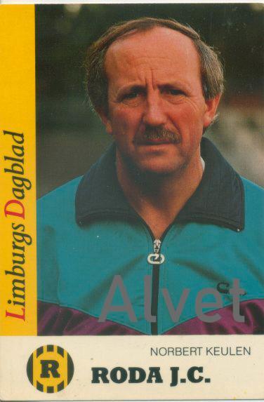 Рода Керкраде, Нидерланды 1988/89, открытки - тренеры, игроки клуба (27 шт.) 2