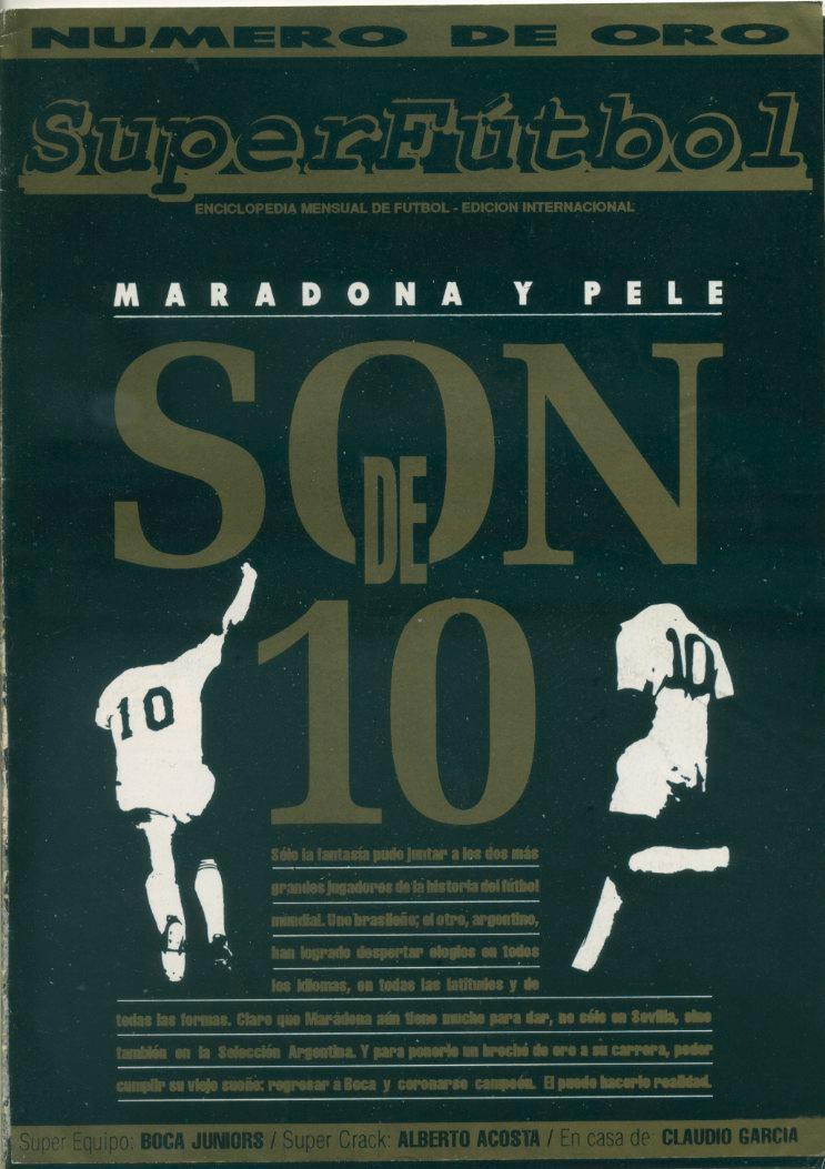 Спец выпуск журнала Super Futbol о Пеле, Бразилия.
