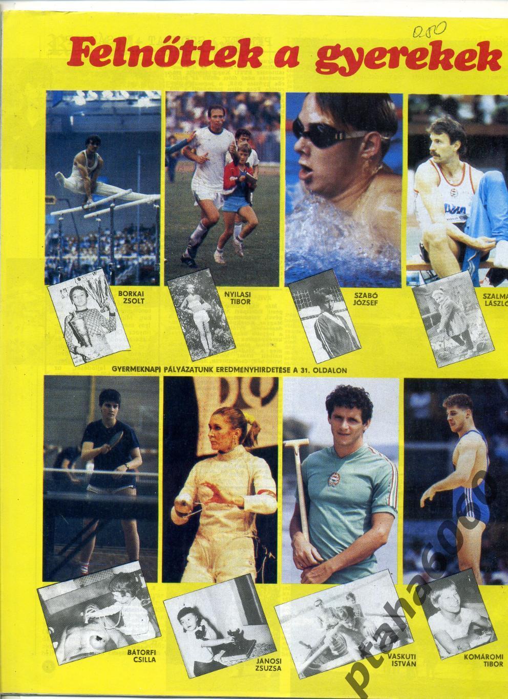 КЕПЕШ СПОРТ-Спортивный журнал Венгрия- №24 1988г 1