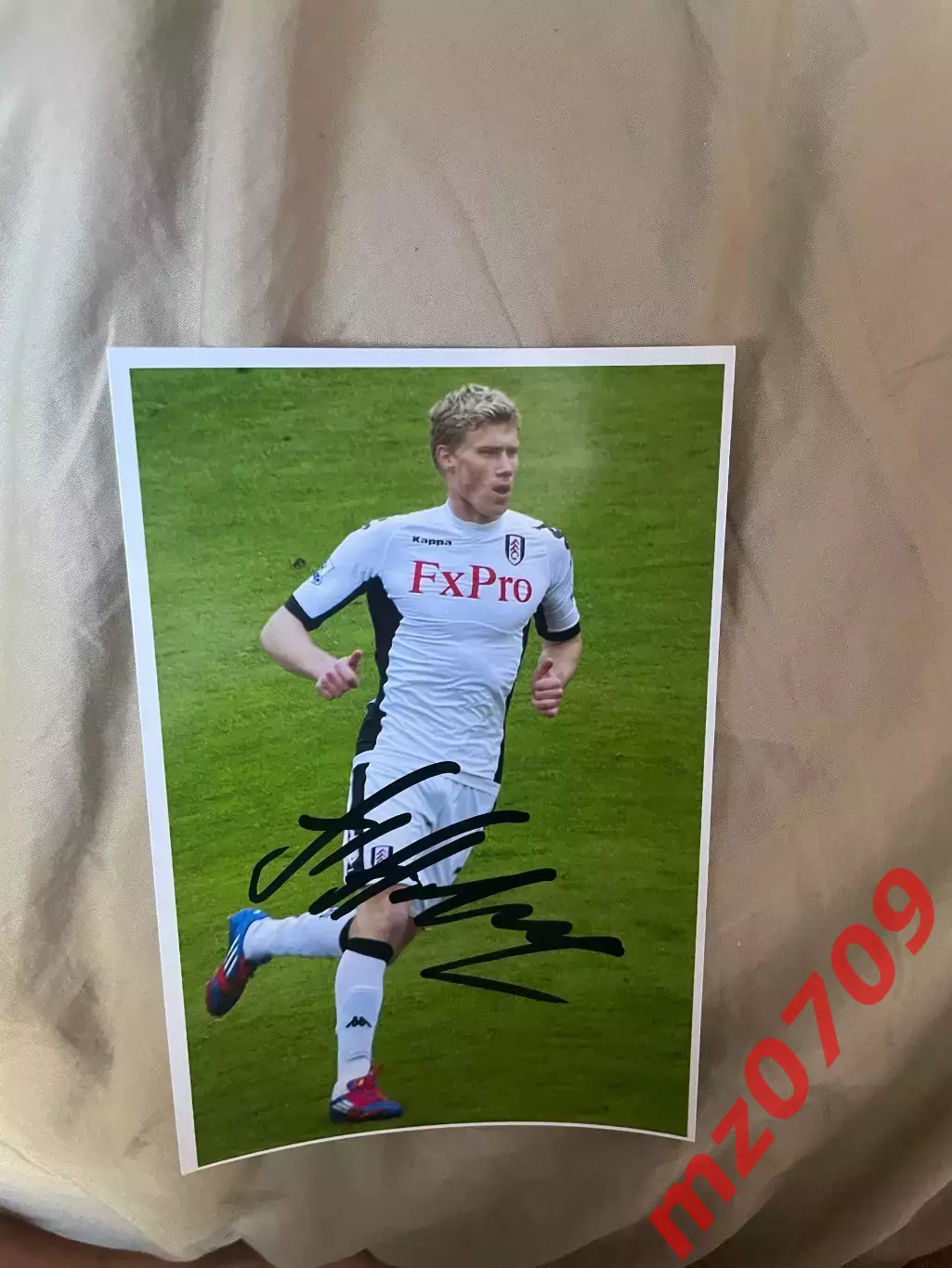 .Автограф Павел Погребняк Россия зенит динамо спартак штутгарт фулхэм реддинг