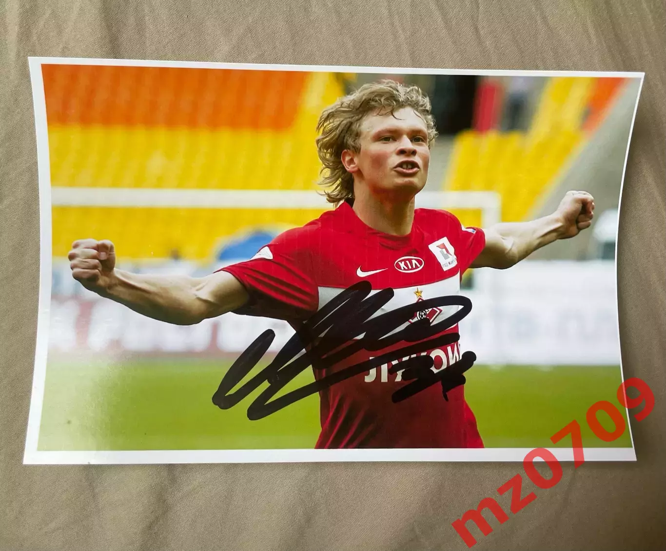 Автограф Евгений Макеев Россия спартак ростов