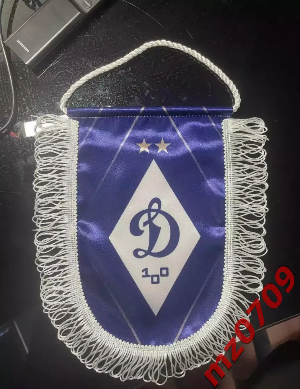 Вымпел динамо москва 100 лет синий фк динамо футбол рпл рфпл