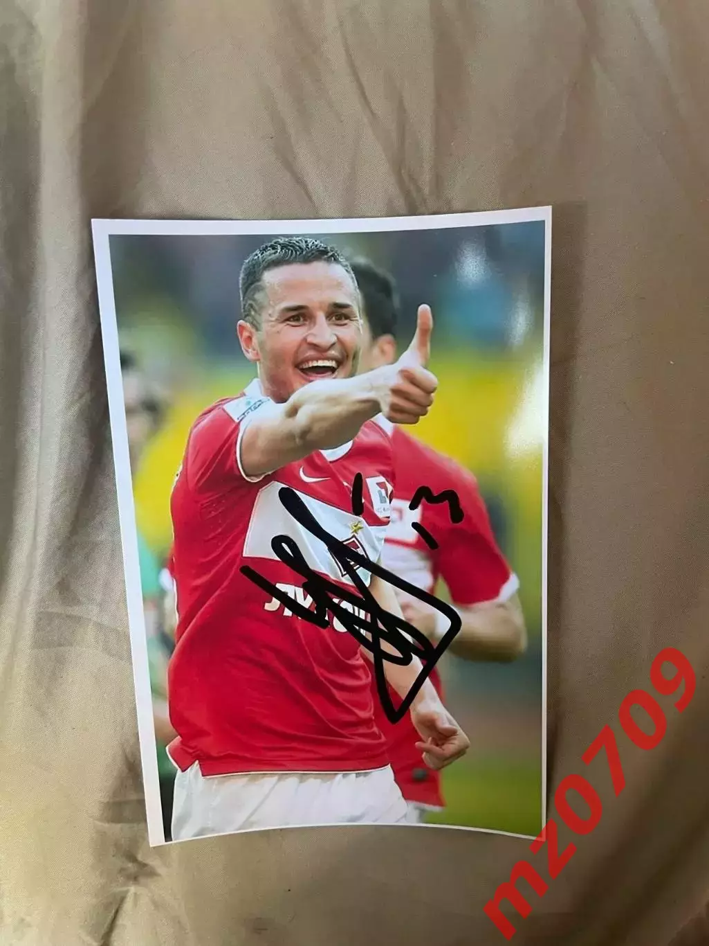 автограф футбол Федор Кудряшов Россия спартак ахмат ростов факел краснодар