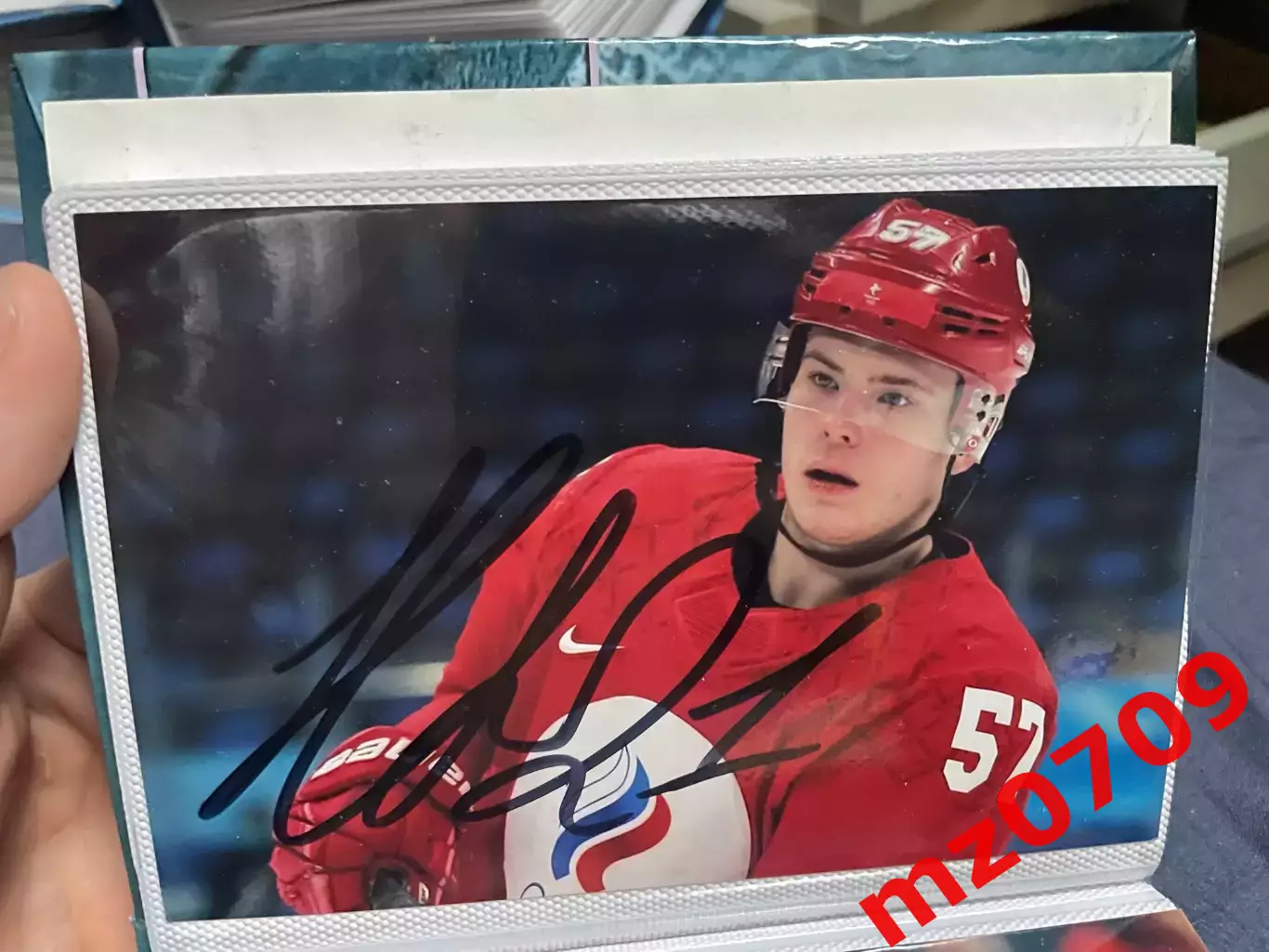 Автограф хоккей Александр Никишин крылья советов спартак ска Россия кхл нхл