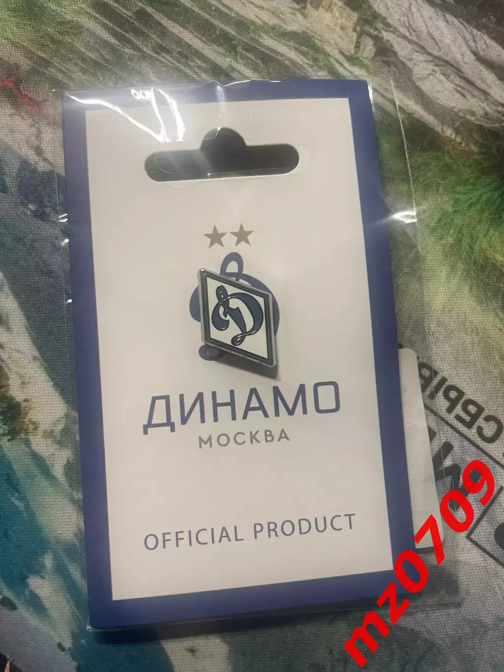 Значок официальный футбол логотип динамо ретро рпл рфпл фк динамо