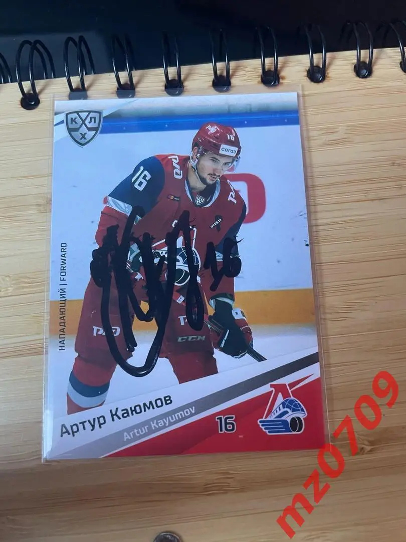 автограф Артур Каюмов кхл локомотив