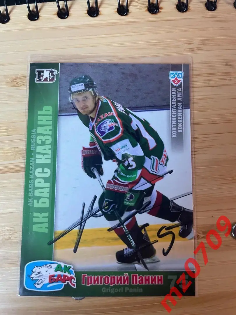 автограф Григорий Панин кхл салават юлаев ак барс цска лада