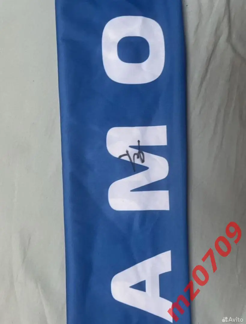 шарф хк динамо кубок гагарина кхл автограф Андрей Скопинцев 2