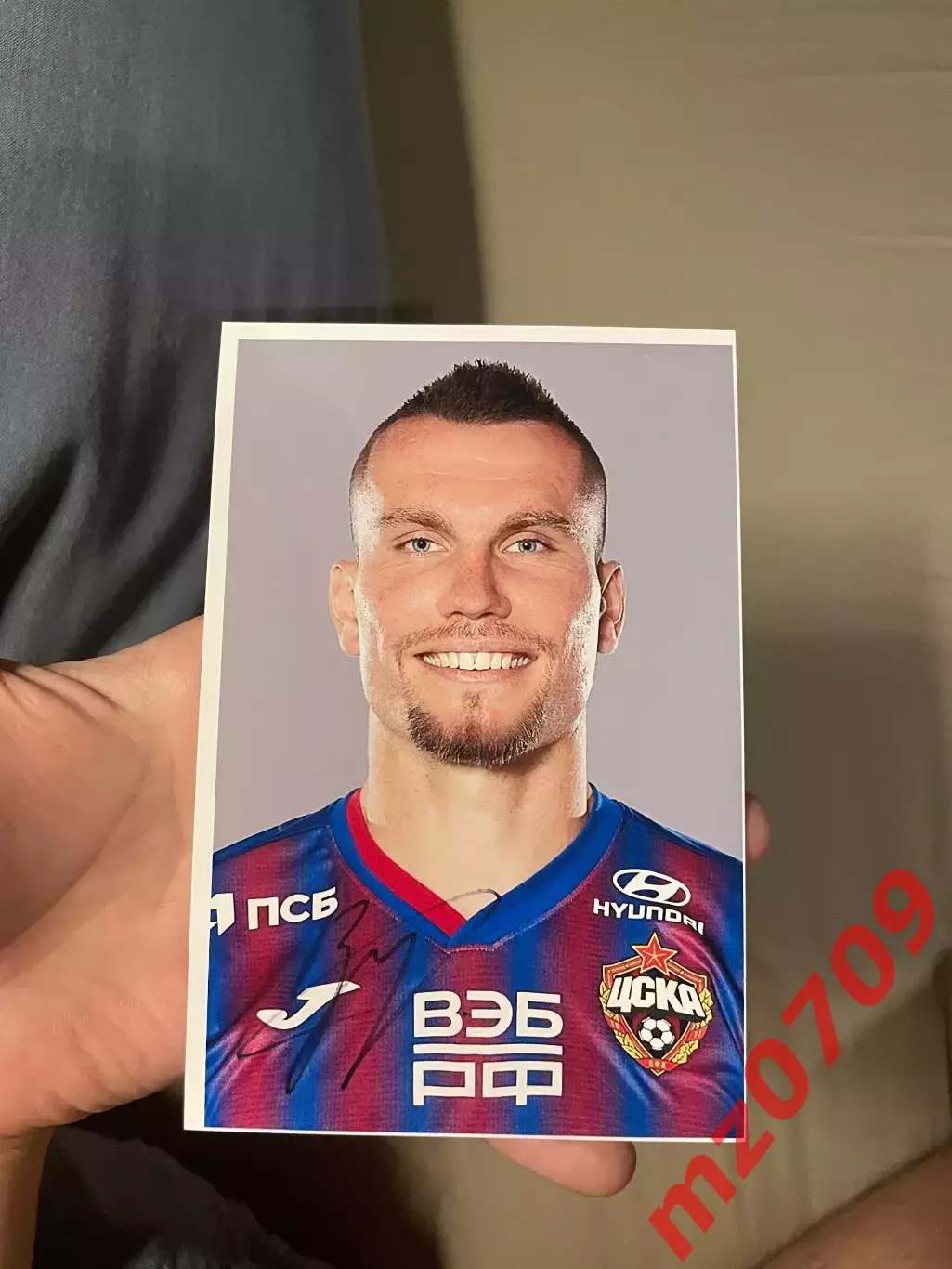 Автограф Антон Заболотный сборная России цска зенит спартак тосно сочи урал