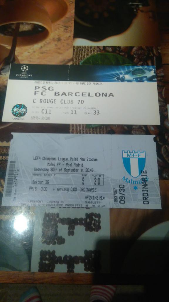 билет ПСЖ(Франция)-Барселона(Испан ия)=PSG-Barcelona 2013
