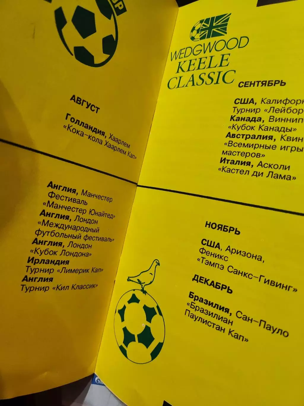 Кубок Санкт Петербурга. 21-27.08.1995 и 03-10.01.1996 2