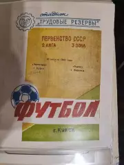 Авангард Курск - Буран Воронеж 28.08.1991