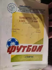 Авангард (Курск)- Ритм (Белгород) 18 мая 1991 года
