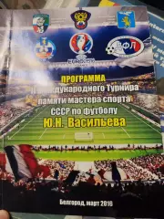 2 детский международный турнир памяти Ю. Н. Васильева г. Белгород 2016