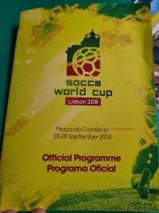 Socca world cup Lisbon 2018 официальная программа
