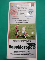 Химик Новомосковск - Авангард-2 Курск 10.09.2016
