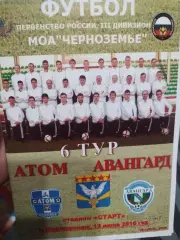 Атом Нововоронеж-Авангард Курск 2016