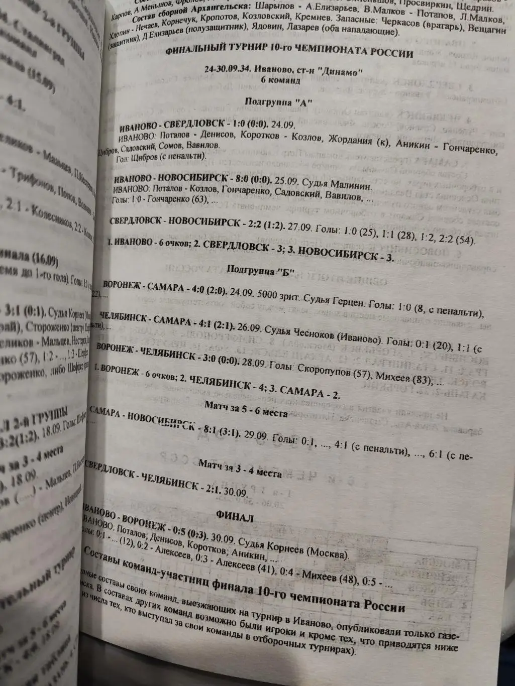 Чемпионаты России и СССР 1912-1935 3