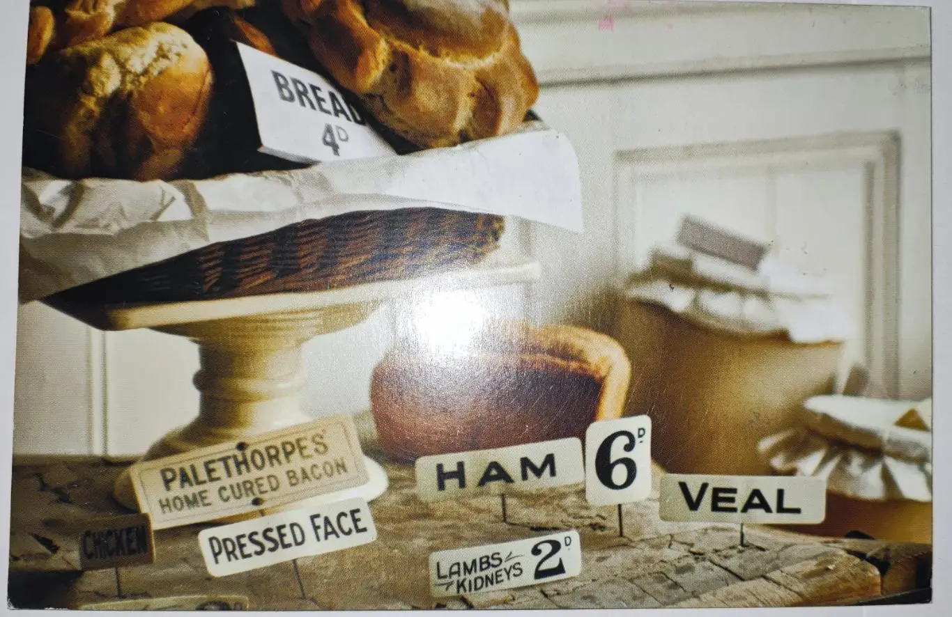 Открытка почтовая - Хлеб, прошла почту