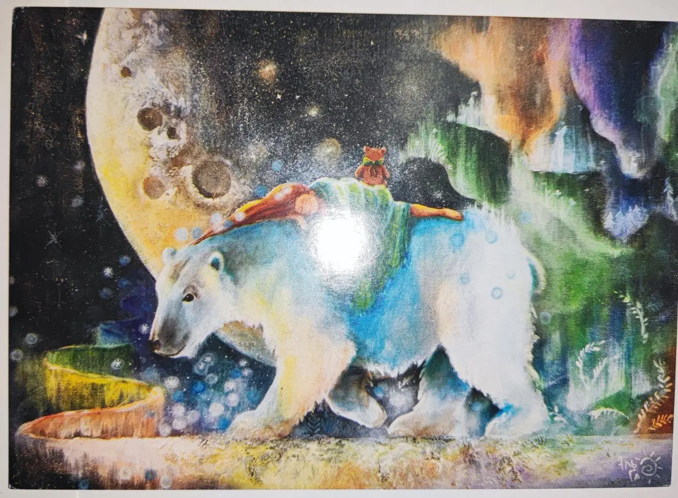 Открытка почтовая - Плюшевые сны, прошла почту