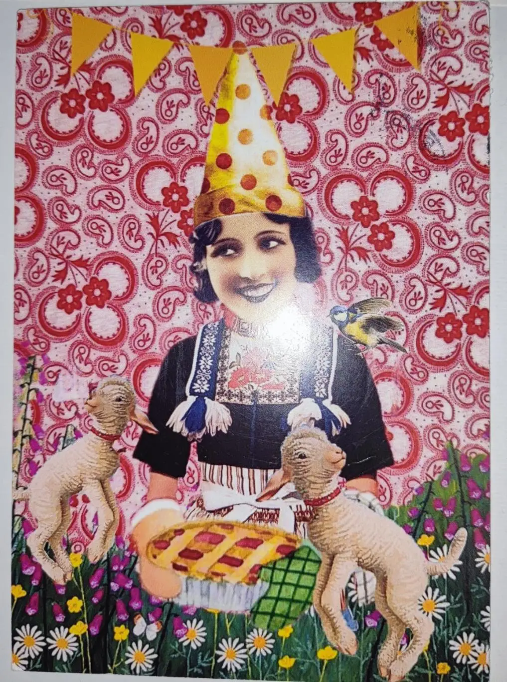 Открытка почтовая - Нидерланды, прошла почту