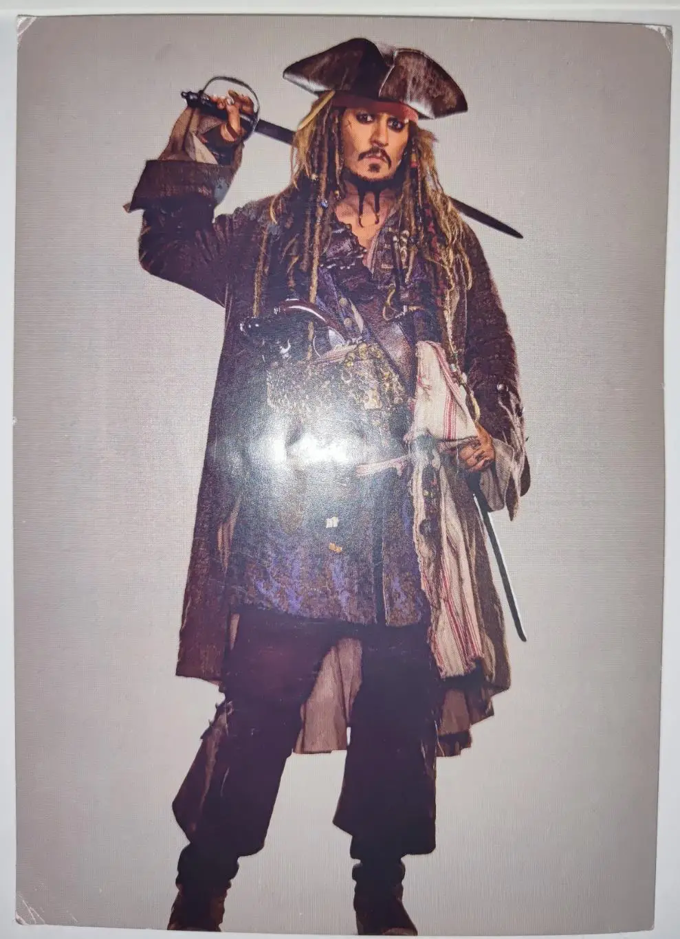 Открытка почтовая - Джек Воробей, прошла почту