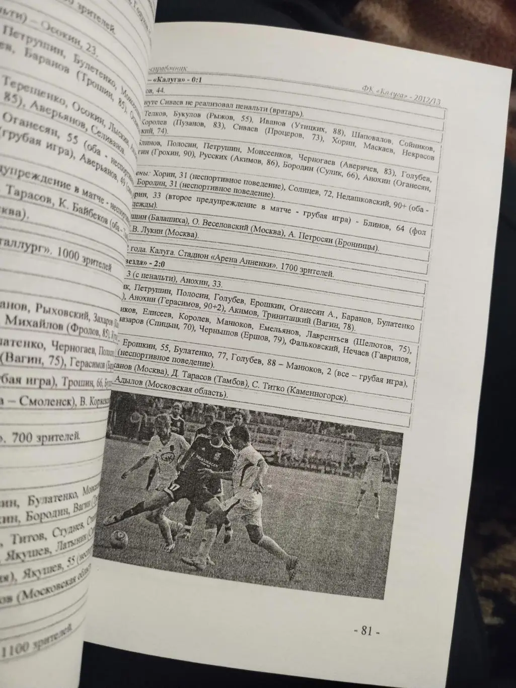 Календарь -справочник ФККалуга 2012/13 3