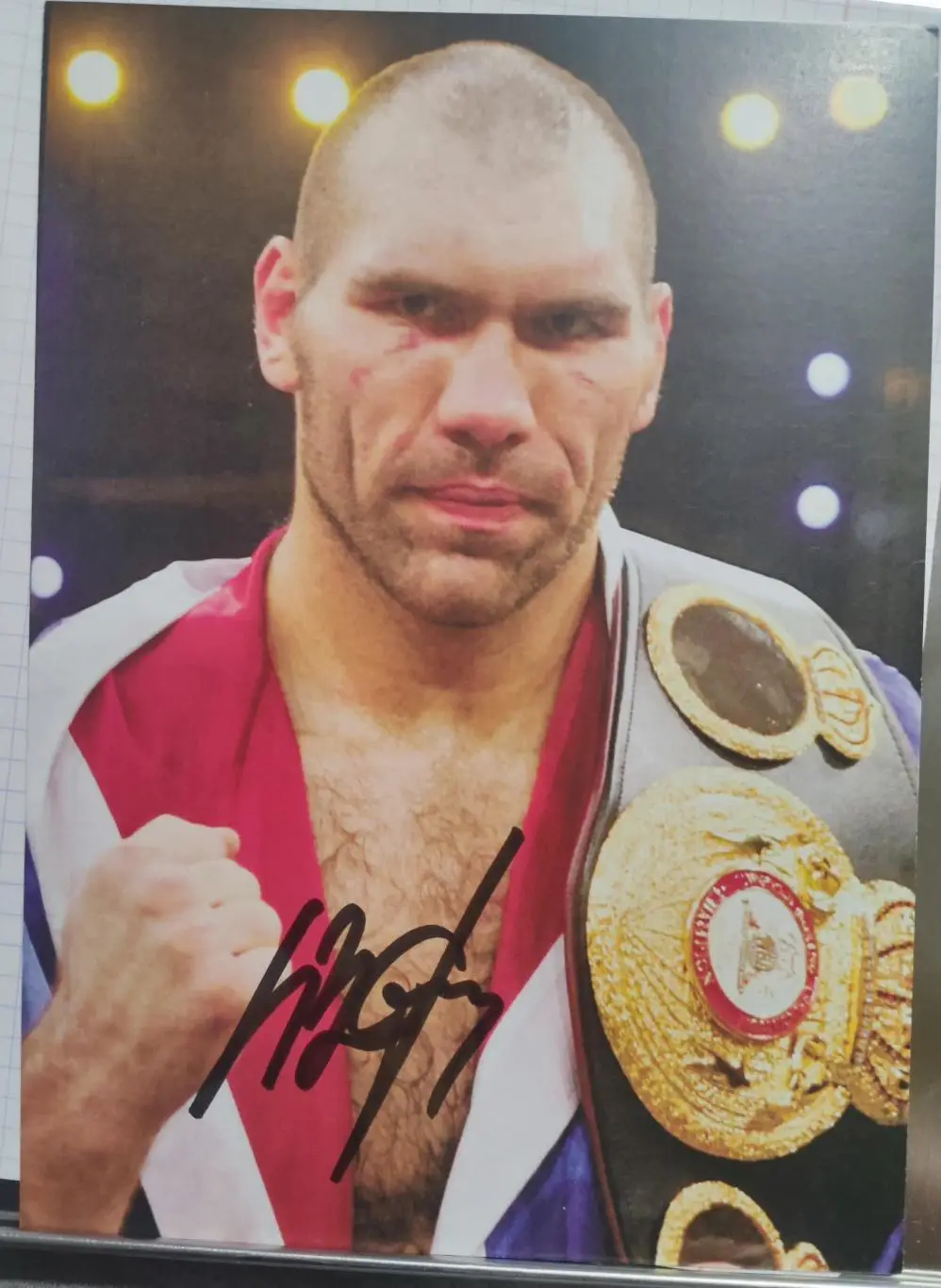 Автограф Николая Валуева