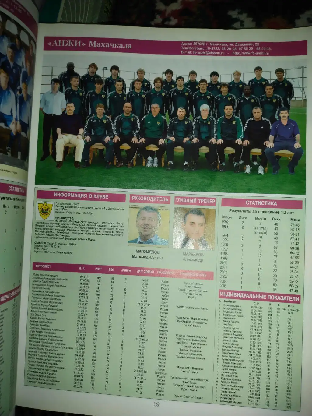 Журнал Мир футбола. Первый и второй дивизионы 2006 г. 3