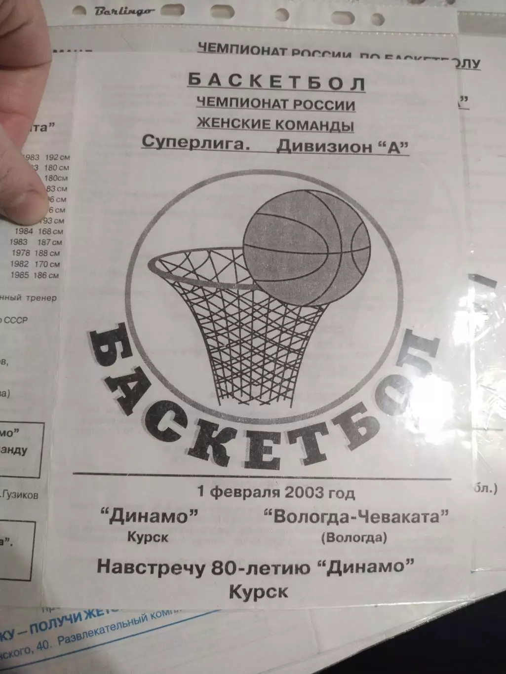 Динамо Курск - Вологда- Чеваката1.02.2003 (1)