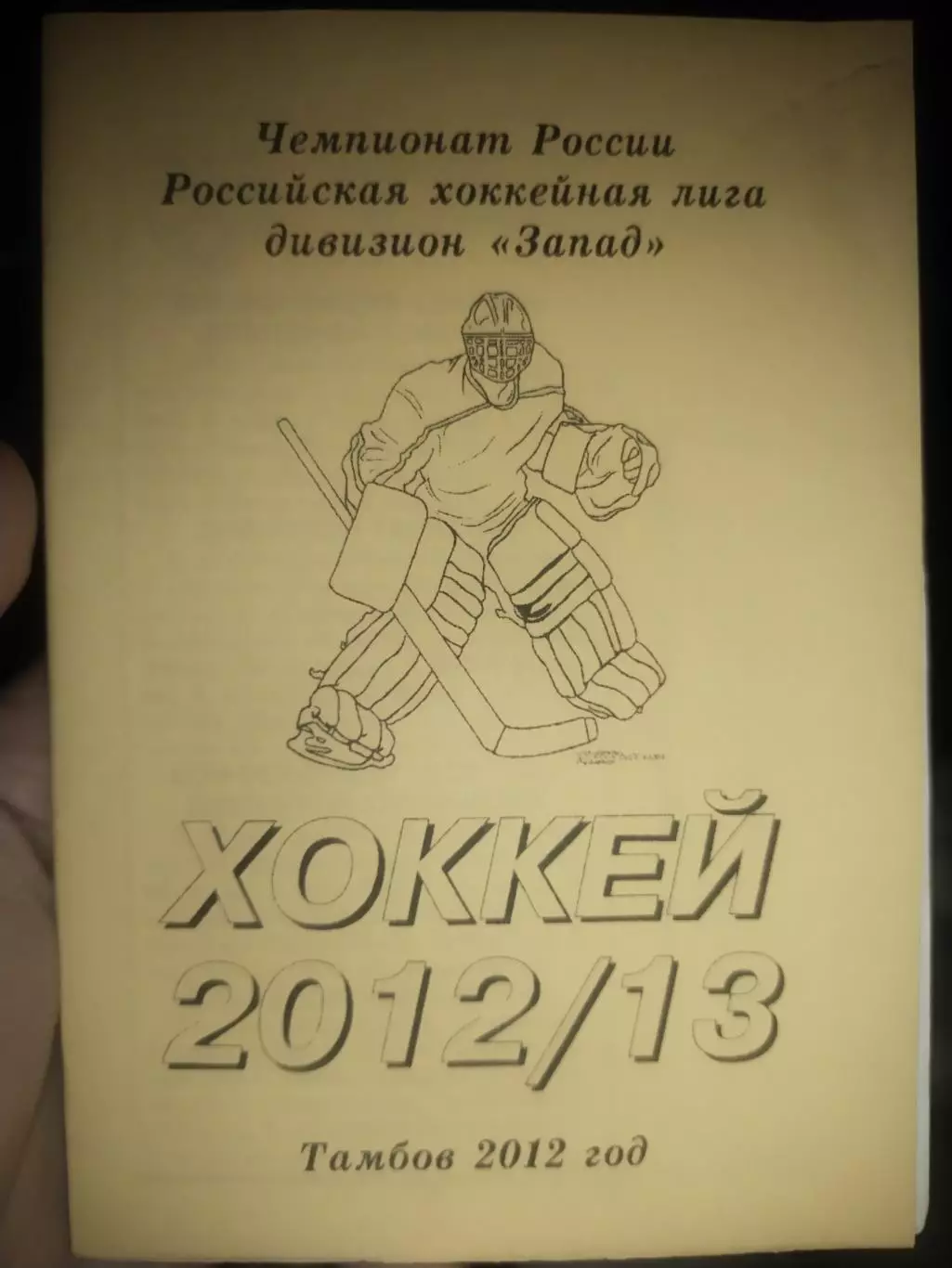 Чемпионат России, Российская хоккейная лига дивизион Запад, Хоккей 2012/13